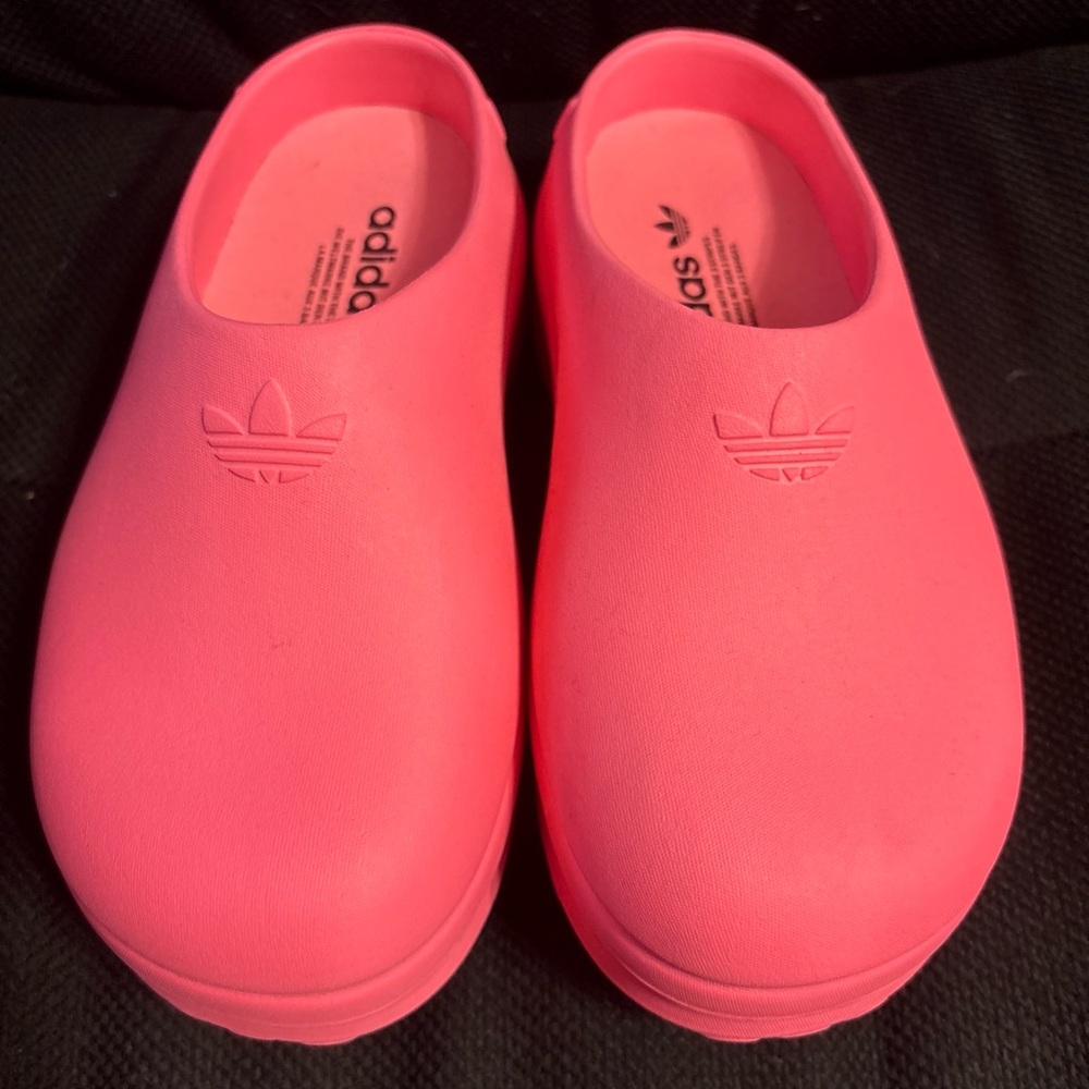 Adidas Pink Mules Minimalist Comfort